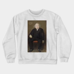 Portrait of Ernest Renan, Philosopher by Jean Beraud Crewneck Sweatshirt